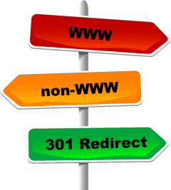 Сделать 301 редирект домена без WWW на домен с WWW